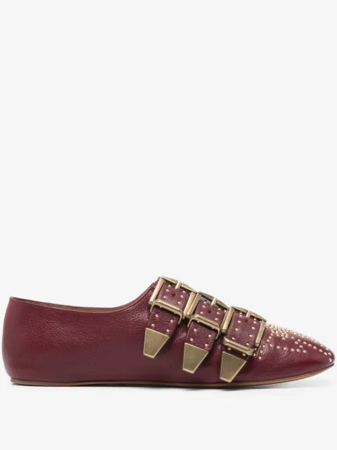 Chloé Flache Susan Pumps mit eckiger Kappe