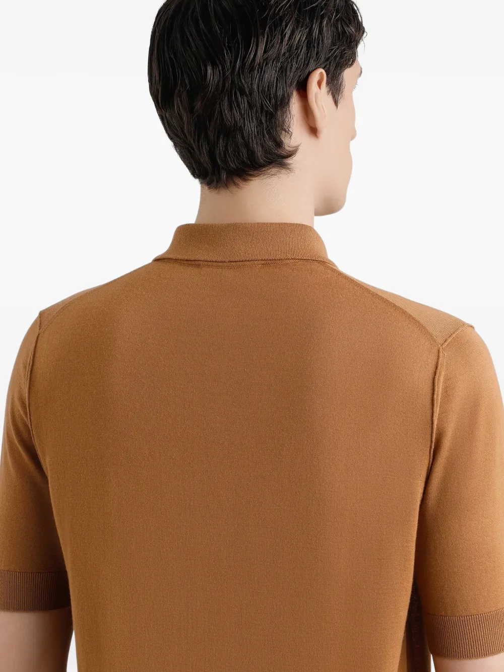 Dolce & Gabbana Kasjmier poloshirt Bruin