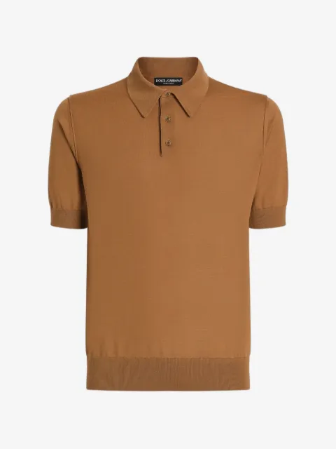 Dolce & Gabbana fine-gauge cashmere polo shirt