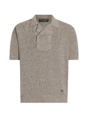 Dolce & Gabbana smooth-knit Polo Shirt | Brown | FARFETCH RO
