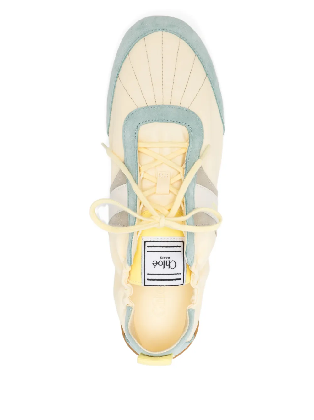 Chloé Kick low-top sneakers Geel