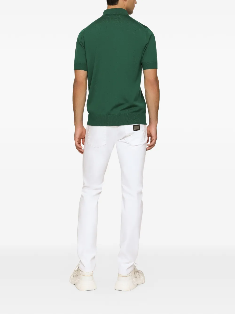 Dolce & Gabbana Witte skinny stretch jeans