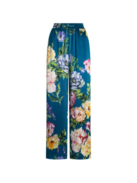 Dolce & Gabbana floral-print palazzo pants