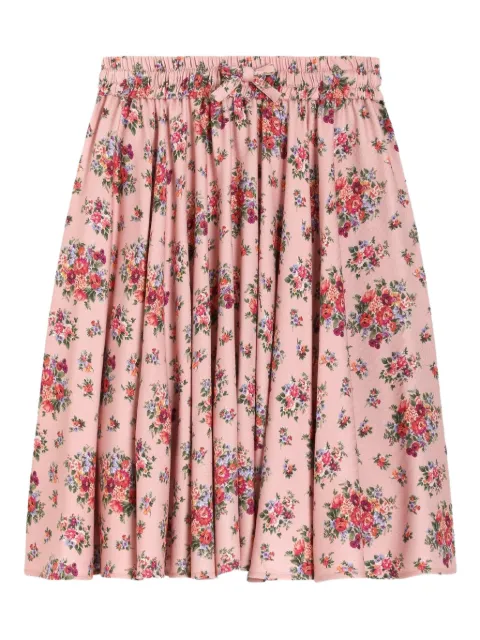 Dolce & Gabbana Kids falda con estampado floral