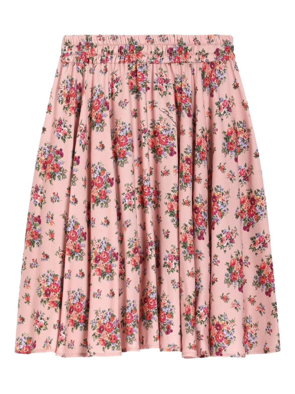  Dolce & Gabbana Kids Floral-print Skirt - Pink 