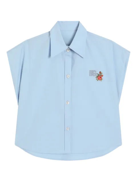 Dolce & Gabbana Kids logo-appliqué shirt