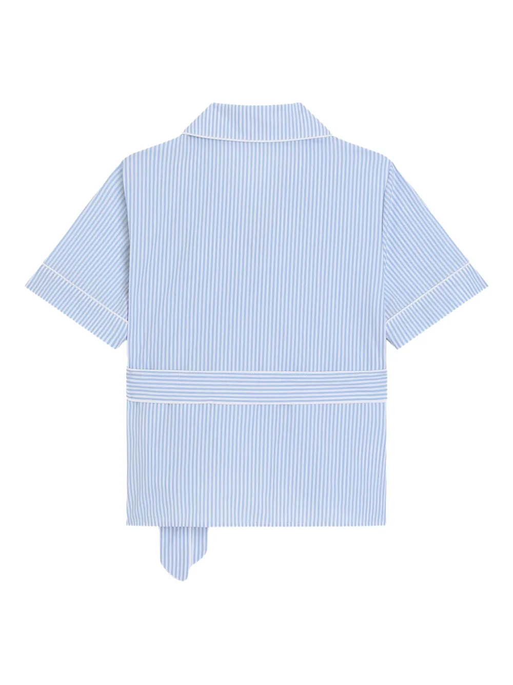 Dolce & Gabbana Kids Gestreepte top met riem Blauw