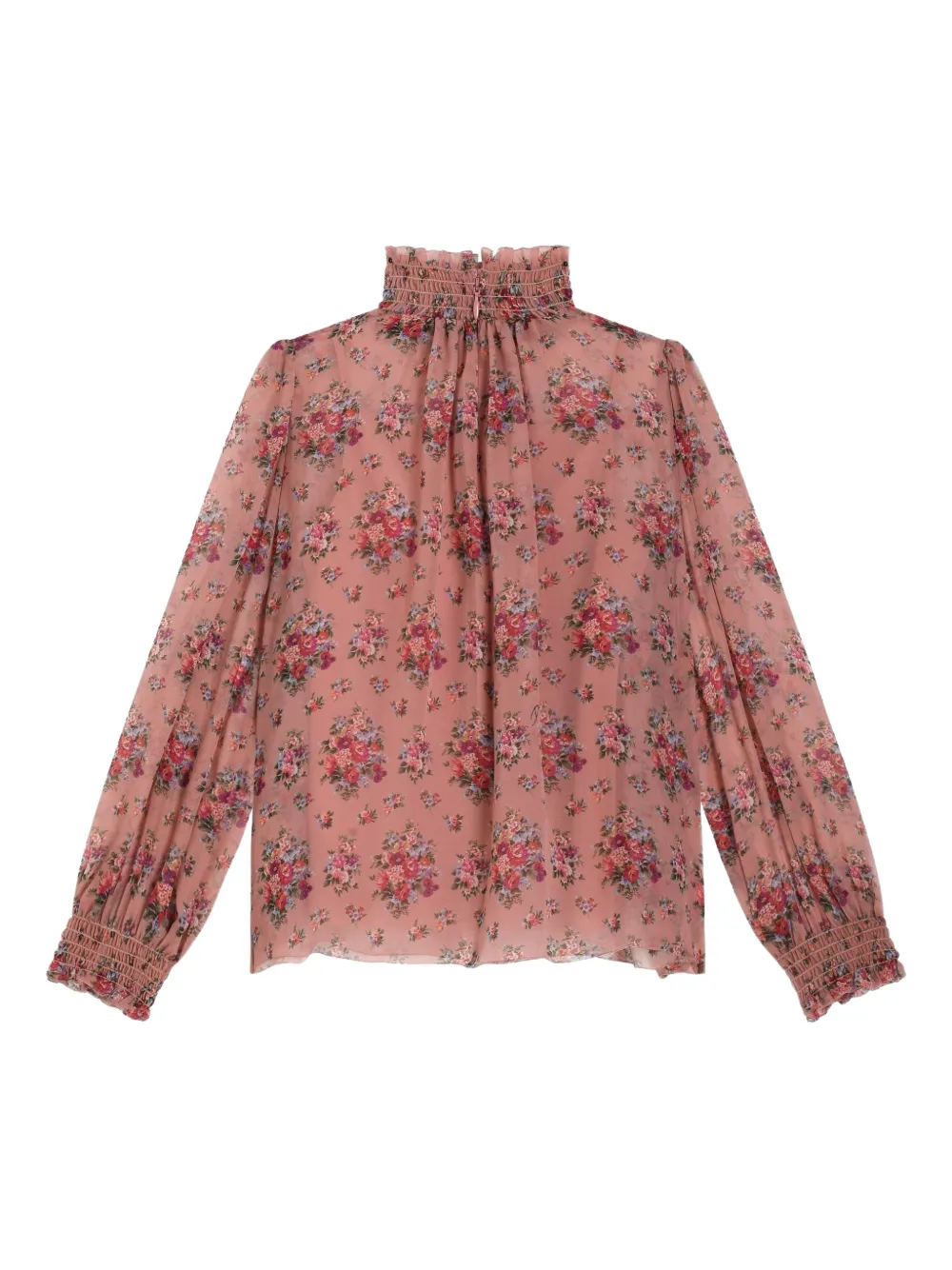 Dolce & Gabbana Kids Top met bloemenprint Roze