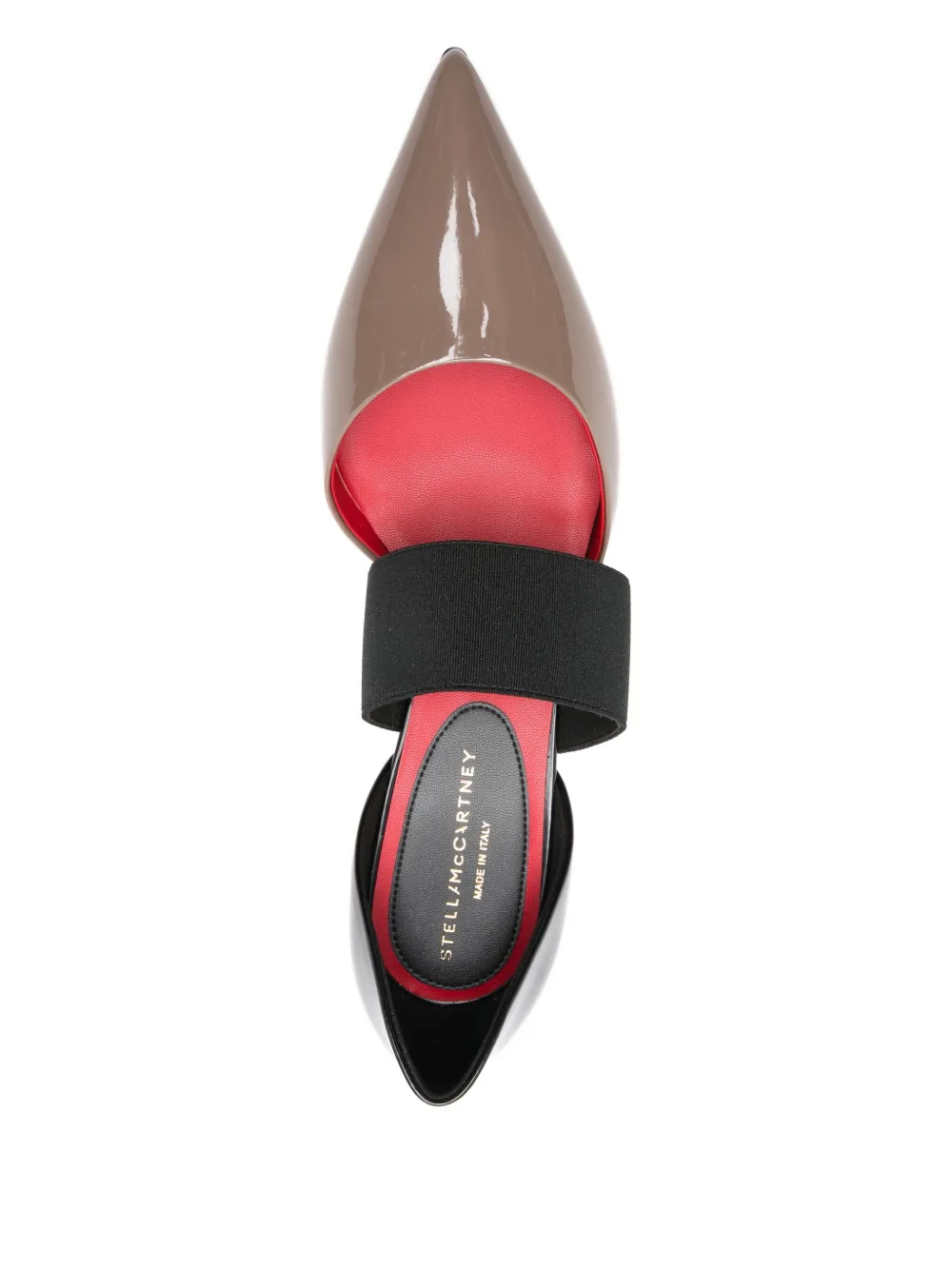 Stella McCartney 50 mm pumps met elastische band Zwart