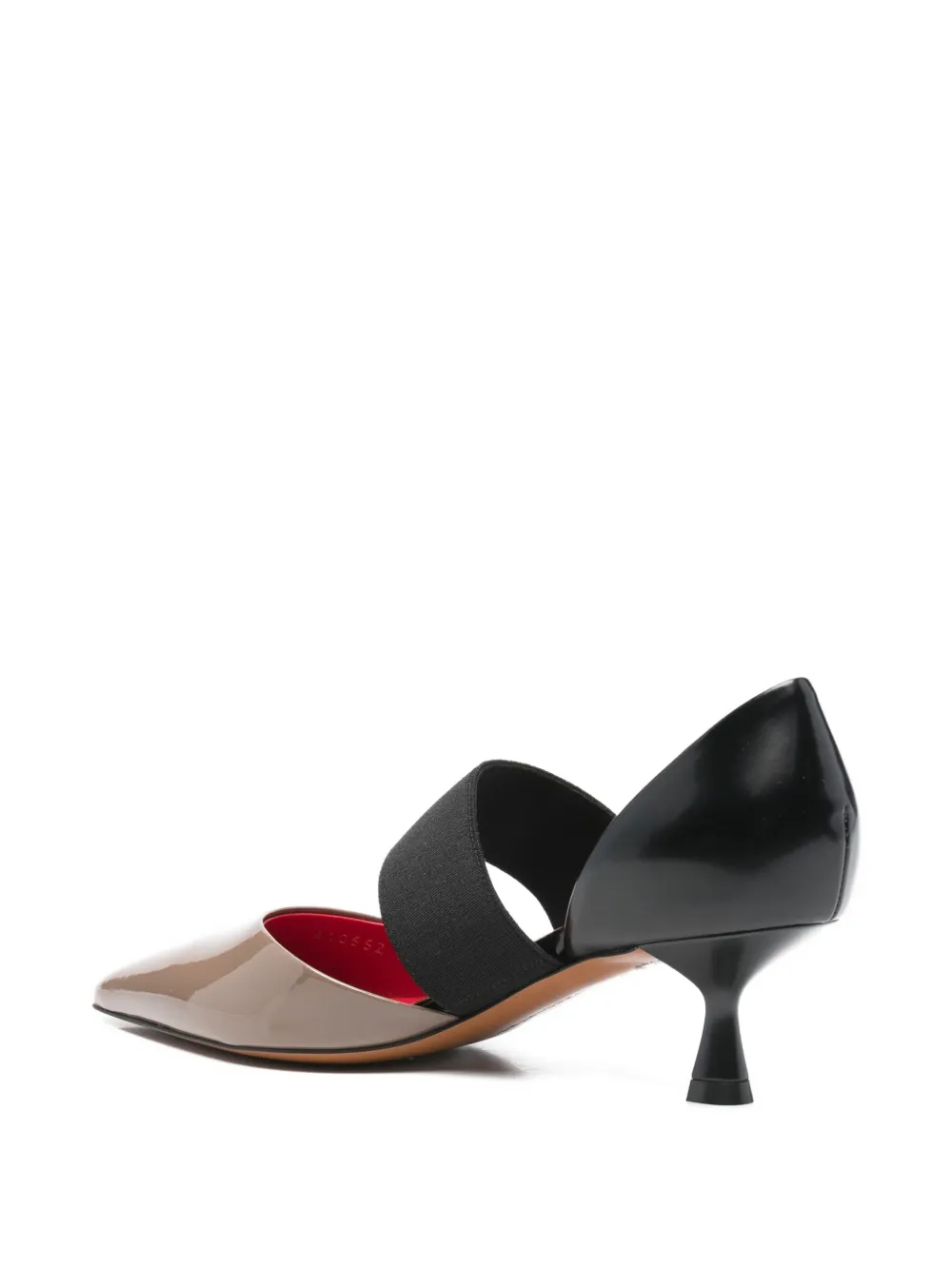 Stella McCartney 50 mm pumps met elastische band Zwart