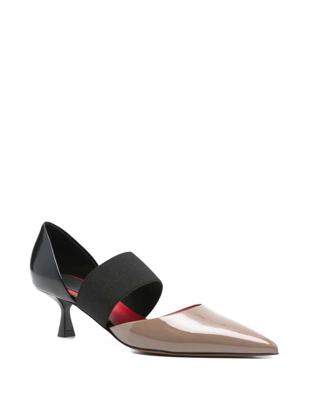 Stella McCartney 50 mm pumps met elastische band Zwart