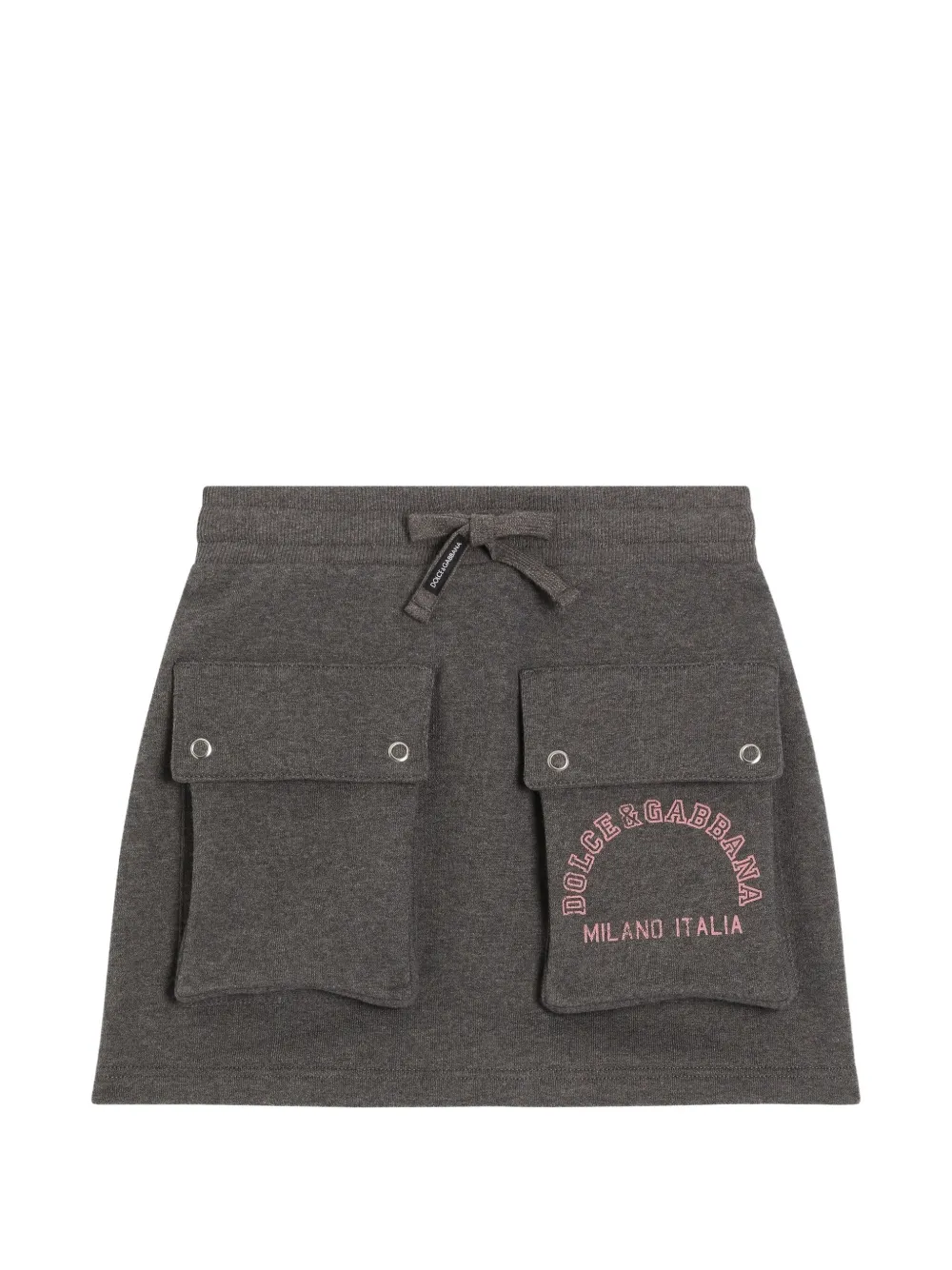 Dolce & Gabbana Kids Gonna con coulisse - Grigio
