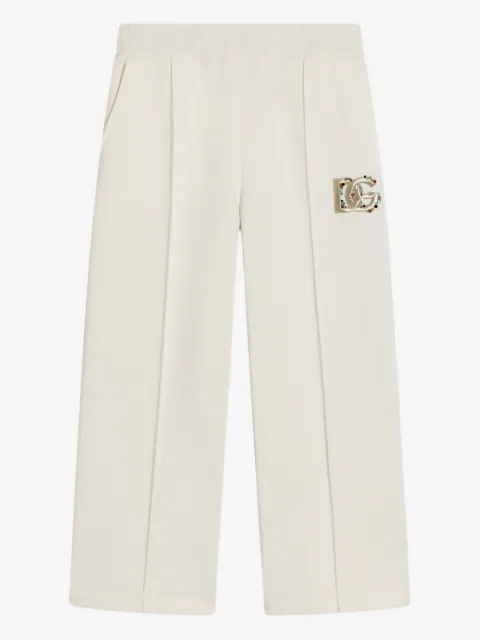 Dolce & Gabbana Kids logo-embroidered trousers