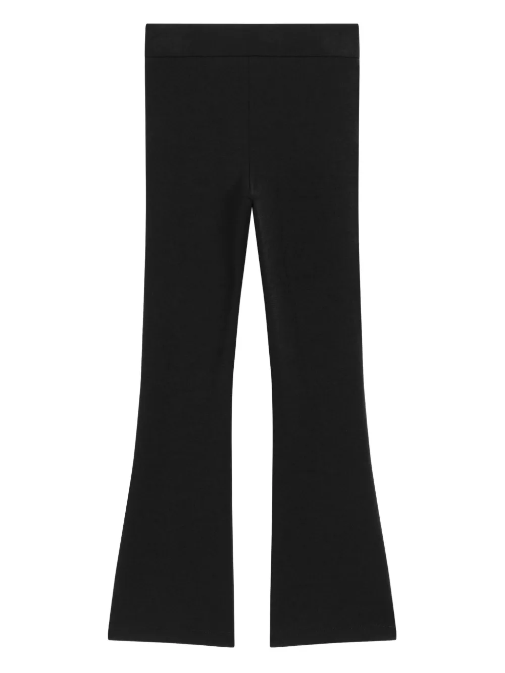 Dolce & Gabbana Kids Flared broek verfraaid met logo Zwart