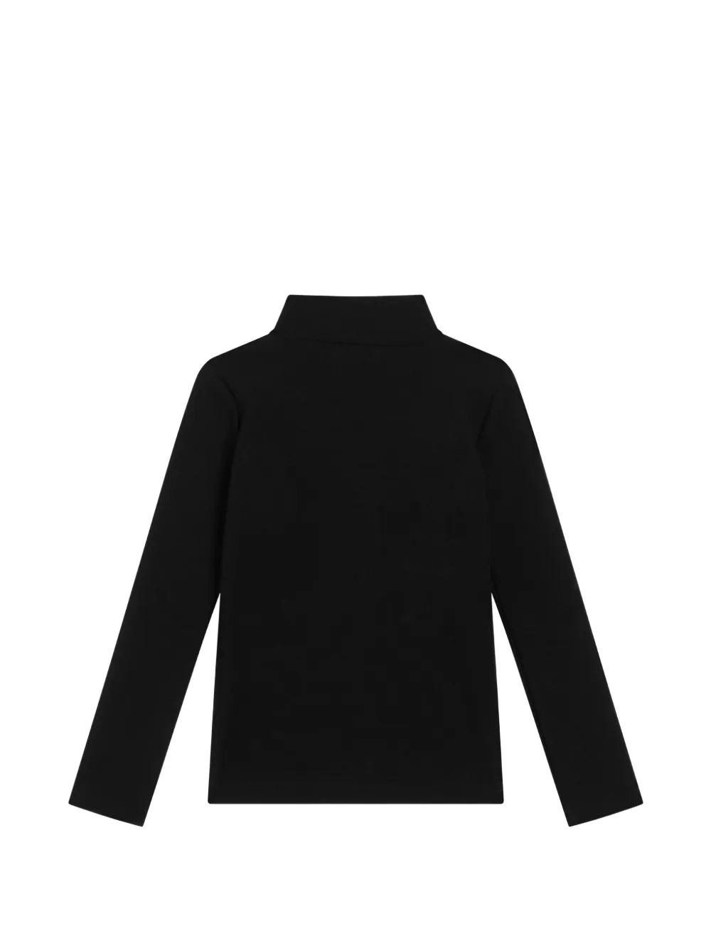  Dolce & Gabbana Kids Mock-neck Logo Top - Black 