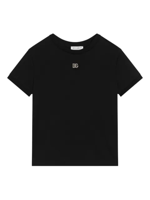 Dolce & Gabbana Kids logo-plaque T-shirt