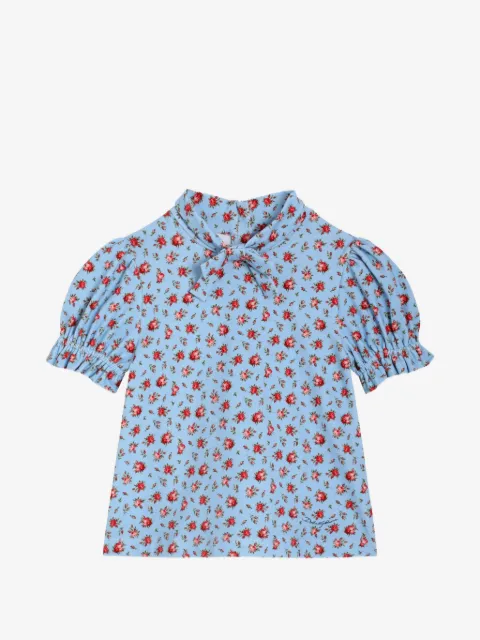 Dolce & Gabbana Kids floral-pattern blouse