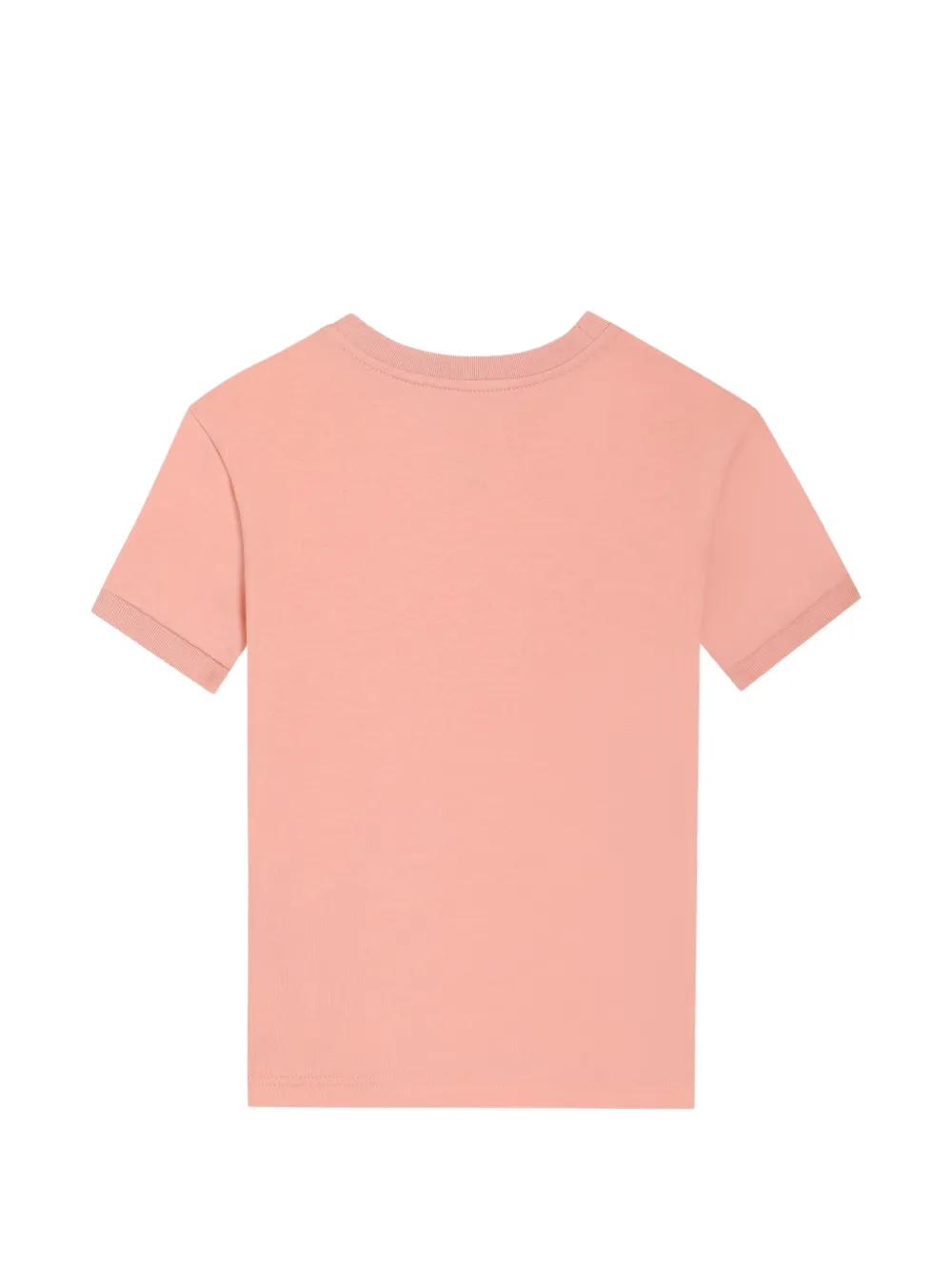 Dolce & Gabbana Kids Jersey T-shirt met DG-patch en stras Roze