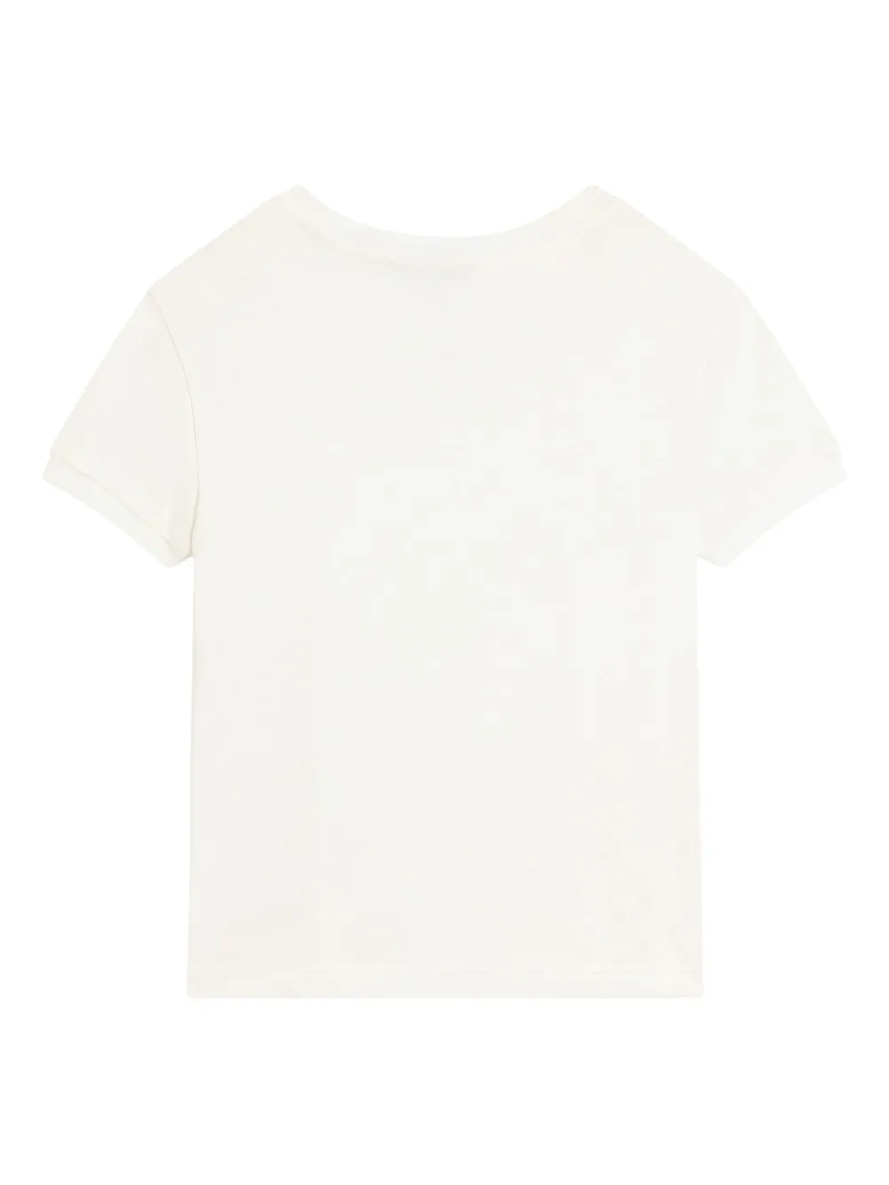 Dolce & Gabbana Kids T-shirt met logoplakkaat Wit