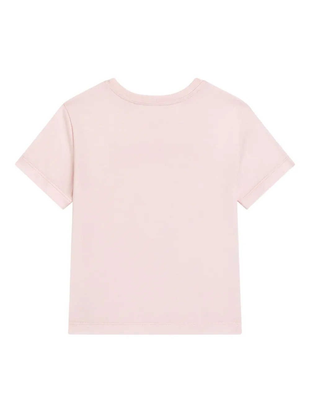Dolce & Gabbana Kids T-shirt met geborduurd logo Roze