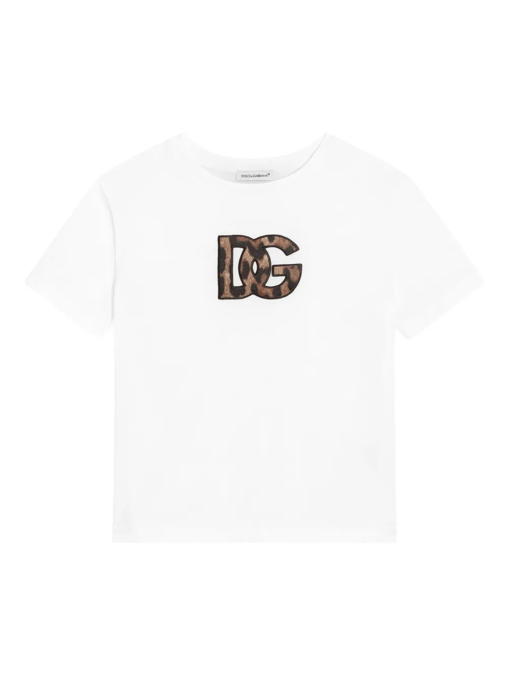 Dolce & Gabbana Kids T-shirt con applicazione - Bianco