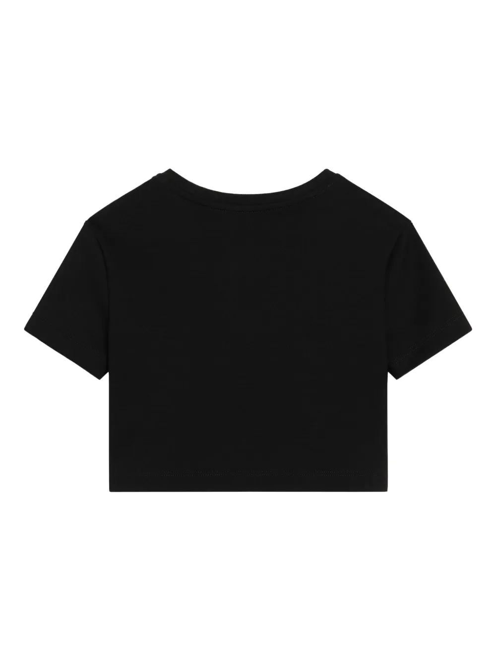 Dolce & Gabbana Kids T-shirt met dierenprint Zwart