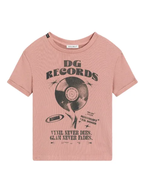 Dolce & Gabbana Kids grafisk T-shirt