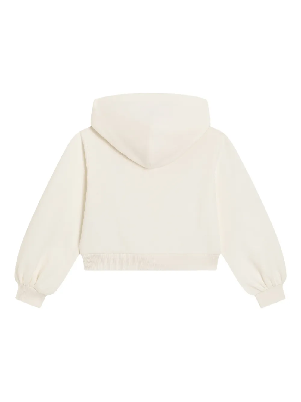 Dolce & Gabbana Kids Hoodie met geborduurd logo Wit