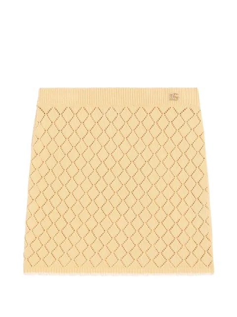 Dolce & Gabbana Kids jupe portefeuille à losanges