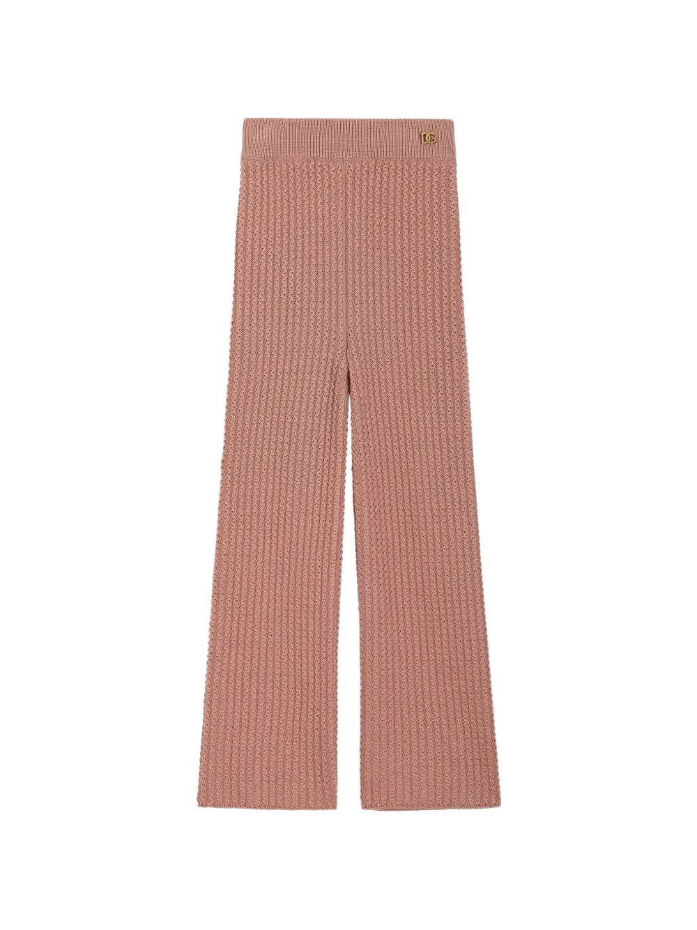Dolce & Gabbana Kids Pantaloni con logo - Rosa