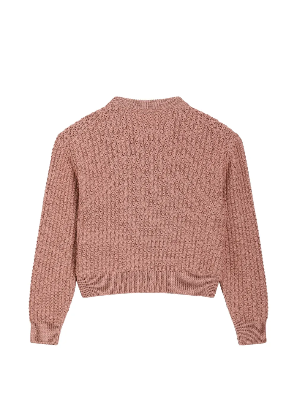Dolce & Gabbana Kids Sweater met logoplakkaat Roze