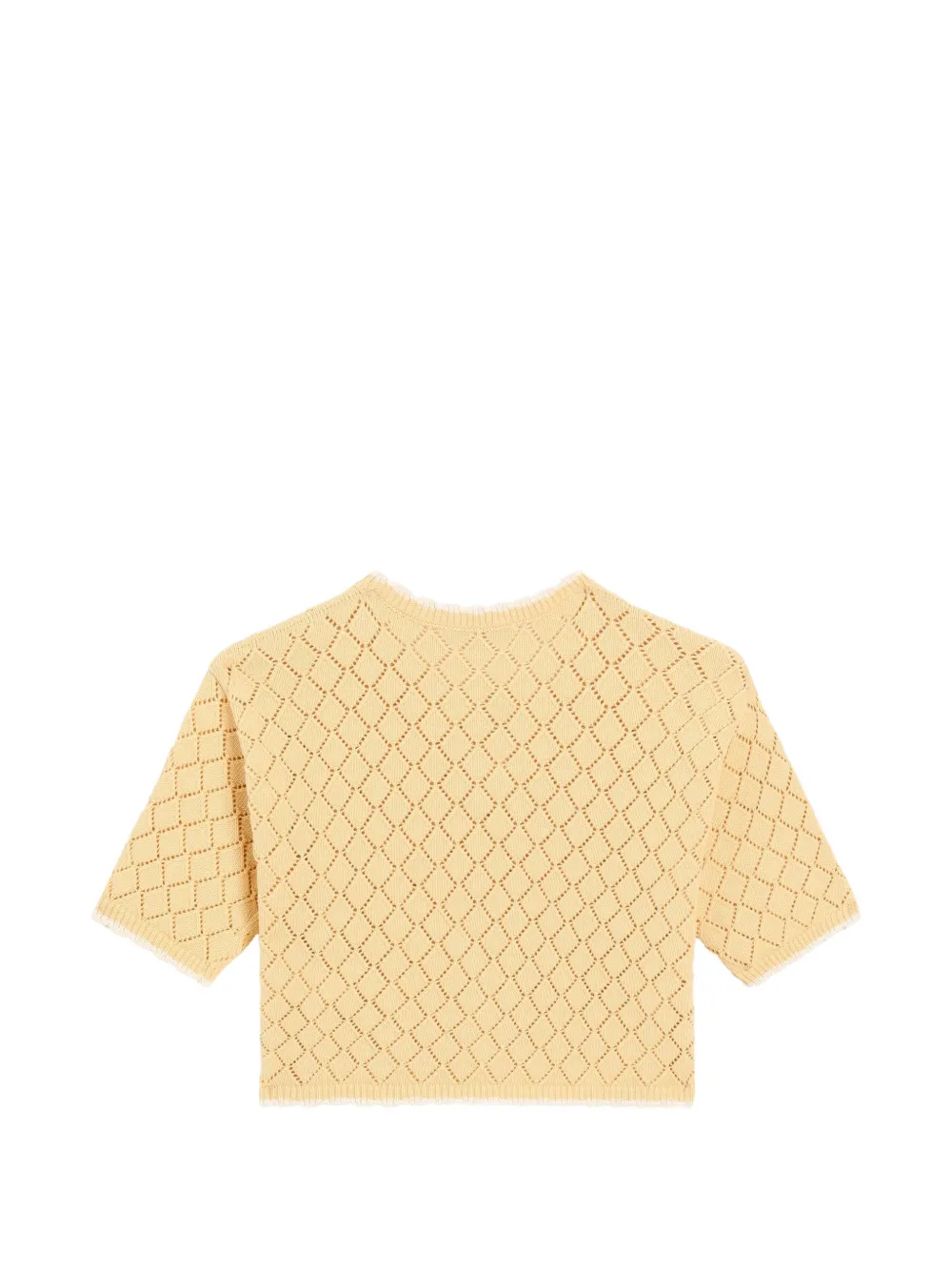 Diamond-Pattern Sweater