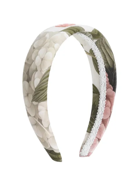 Dolce & Gabbana Kids Hydrangea-print poplin headband