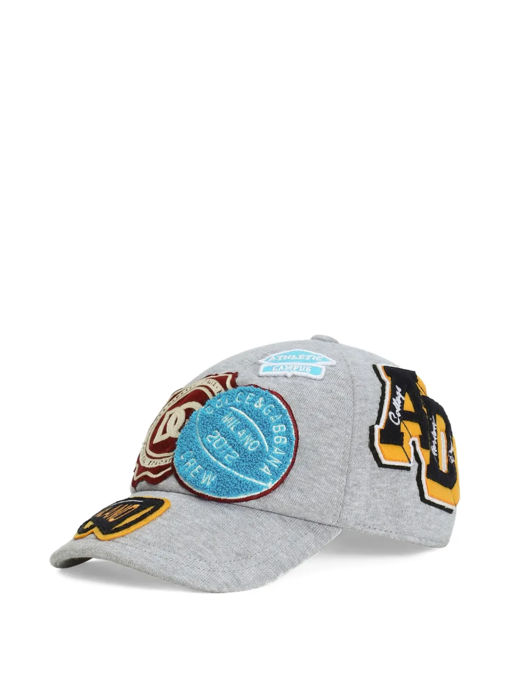 Dolce & Gabbana Kids' Logo-appliqué Baseball Cap In Brown