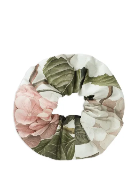 Dolce & Gabbana Kids Hydrangea-print poplin scrunchie