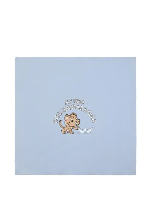 Dolce & Gabbana Kids cartoon blanket