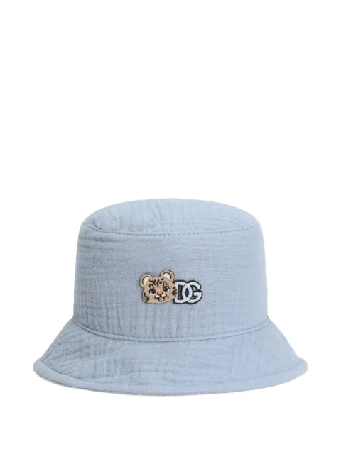 Dolce & Gabbana Kids embroidered bucket hat