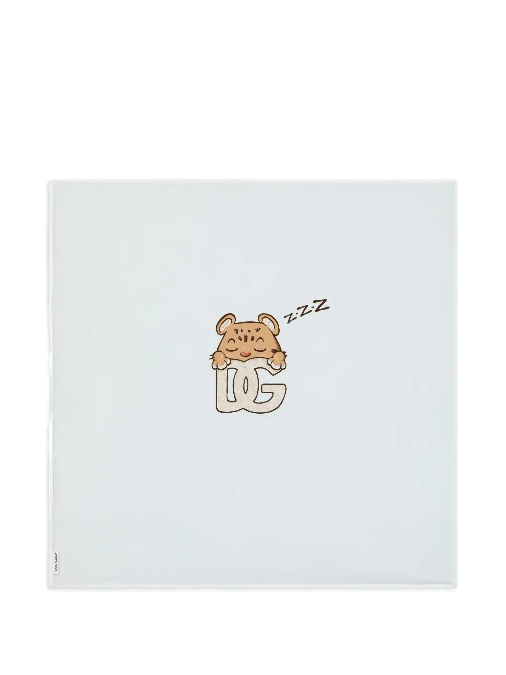 Dolce & Gabbana Kids Coperta leopardata - Bianco