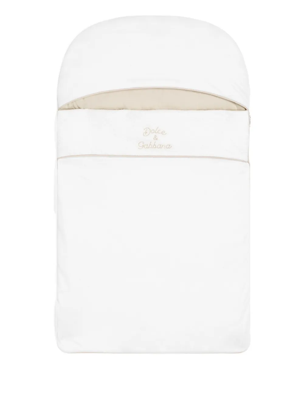 Dolce & Gabbana Kids Sacco nanna con ricamo - Bianco