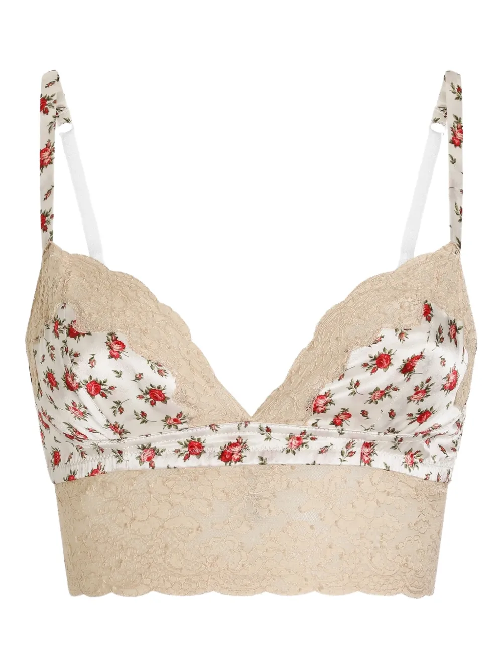 Dolce & Gabbana Reggiseno a fiori - Toni neutri
