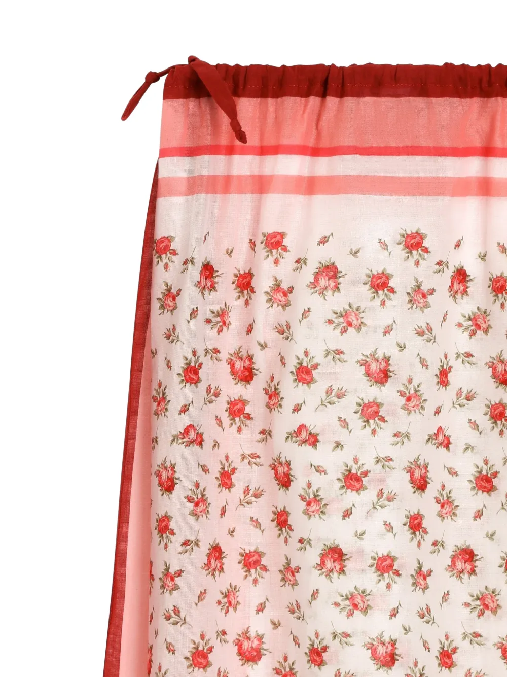 Dolce & Gabbana Wikkelrok met bloemenprint Beige