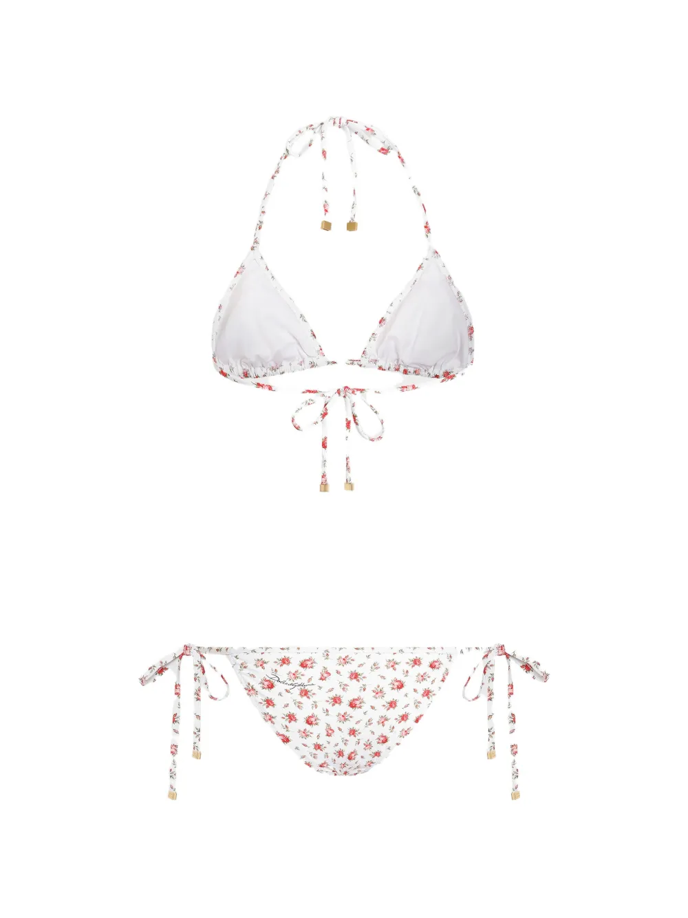 Dolce & Gabbana Bikini met bloemenprint Wit
