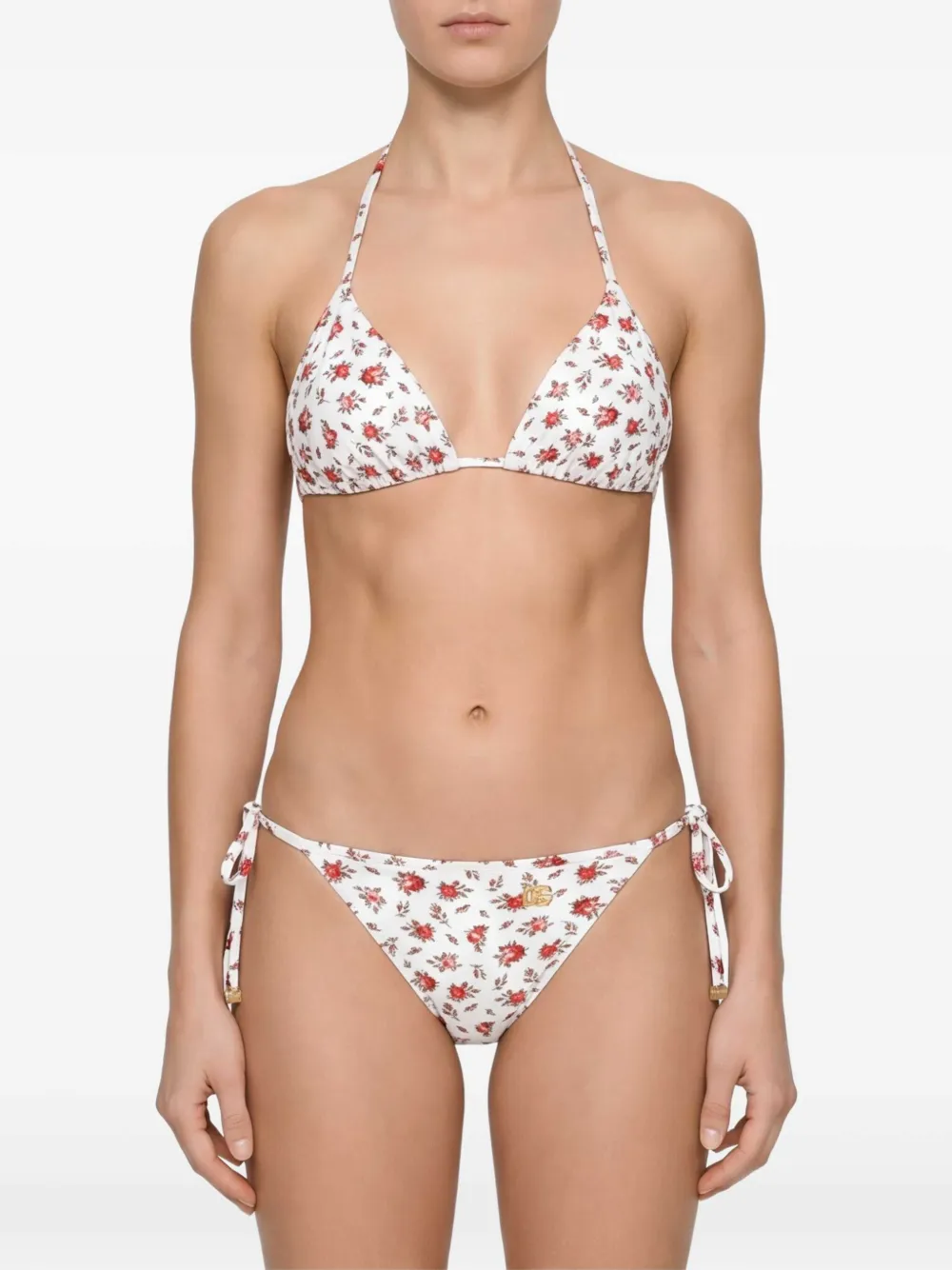 Dolce & Gabbana Bikini met bloemenprint Wit