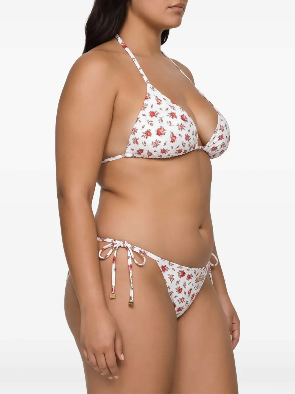 Dolce & Gabbana Bikini met bloemenprint Wit