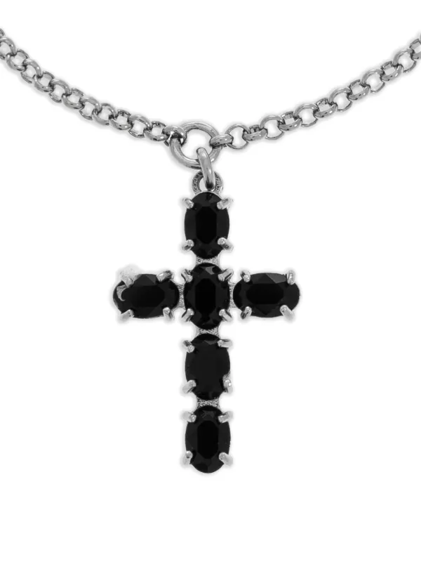 Dolce & Gabbana Cross-pendant fine-link Bracelet | Silver | FARFETCH
