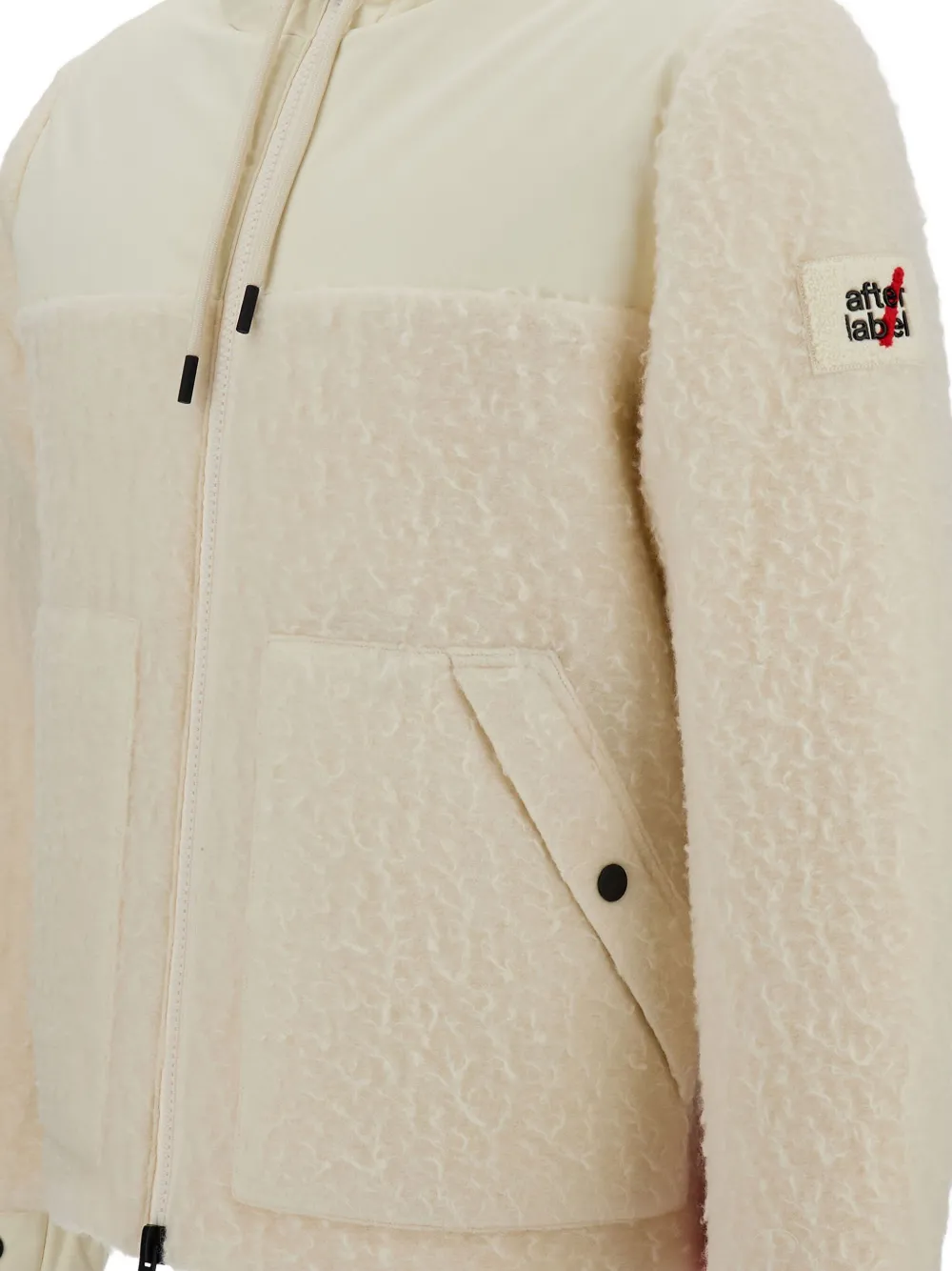 AFTER LABEL Donsjack met capuchon Beige