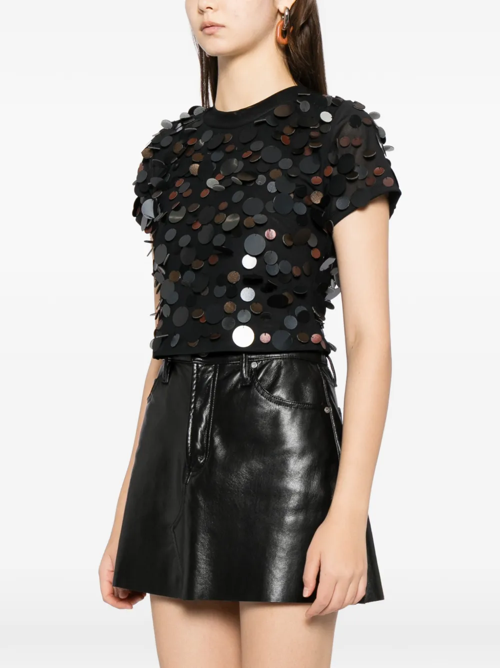 Cynthia Rowley Paola top Zwart