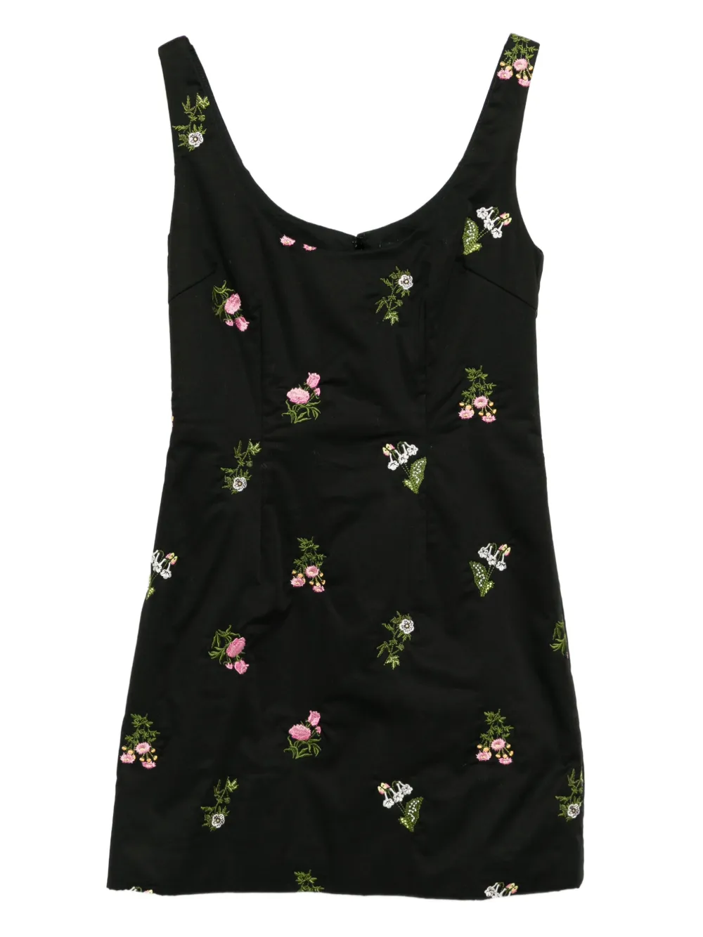 Cynthia Rowley Besticktes Minikleid - Schwarz