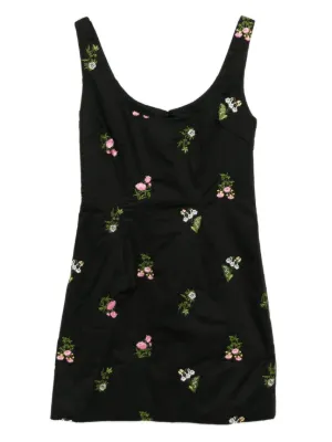 STAUD sequin-embellished Floral Mini Dress | Black | FARFETCH VN STAUD sequin-embellished Floral Mini Dress | Black | FARFETCH VN