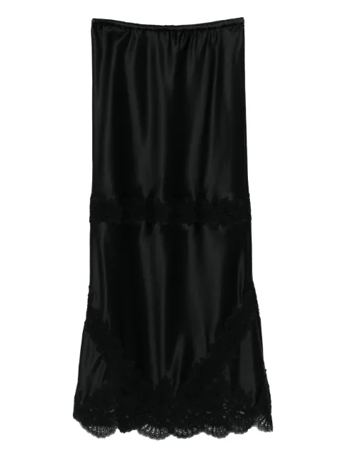 Cynthia Rowley jupe en dentelle et satin